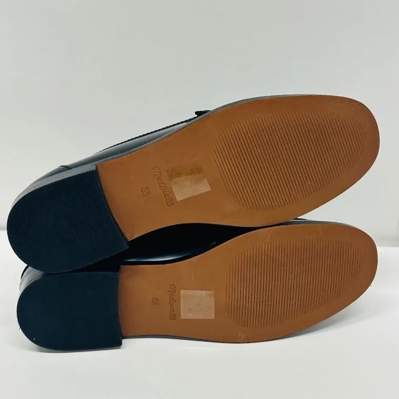 Madewell Penny Loafer In Leather True Black Size 8 1/2 New Retail $148 - Picture 7 of 10